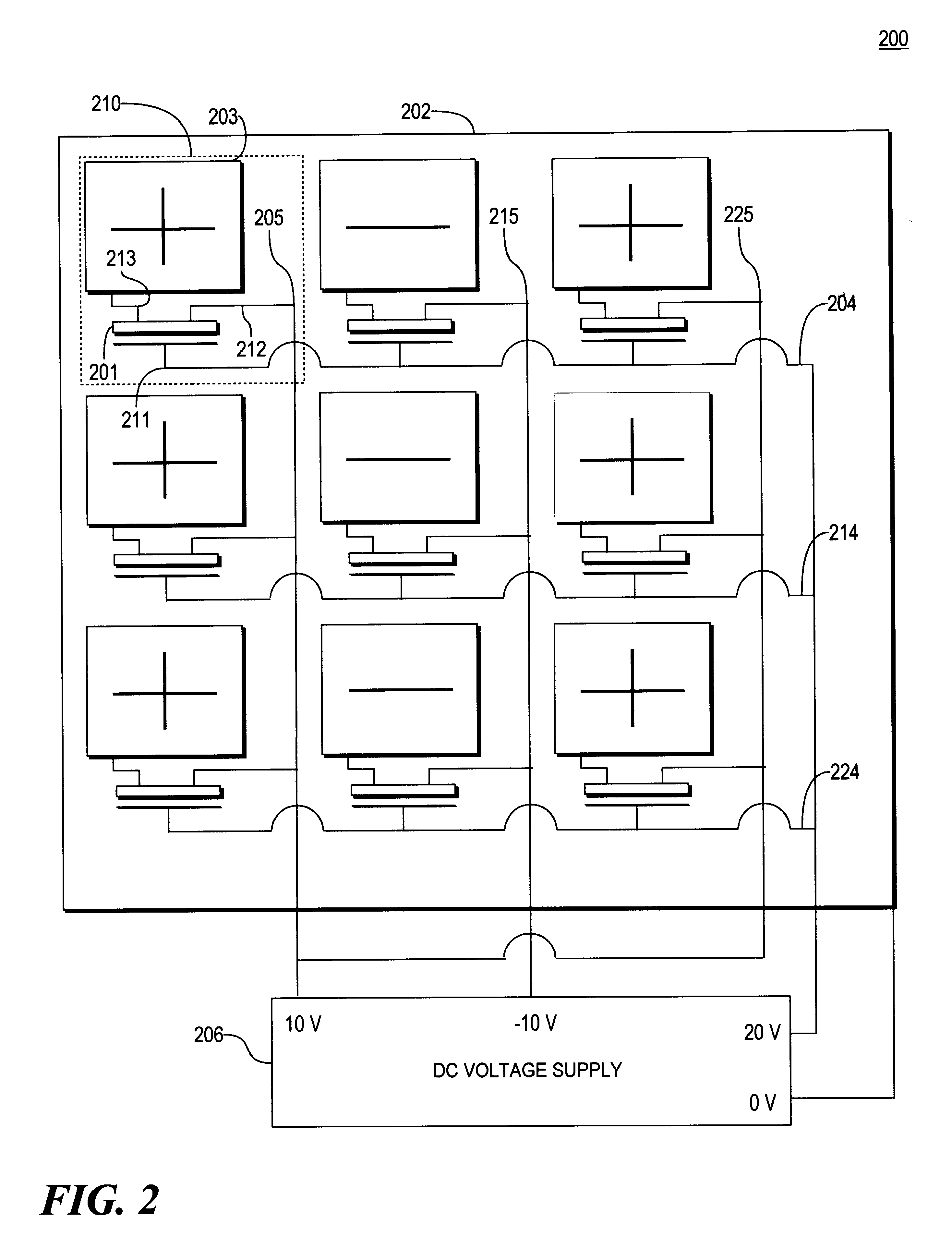 Maskless method and system for creating a dual-domain pattern on a diamond-like carbon alignment layer
