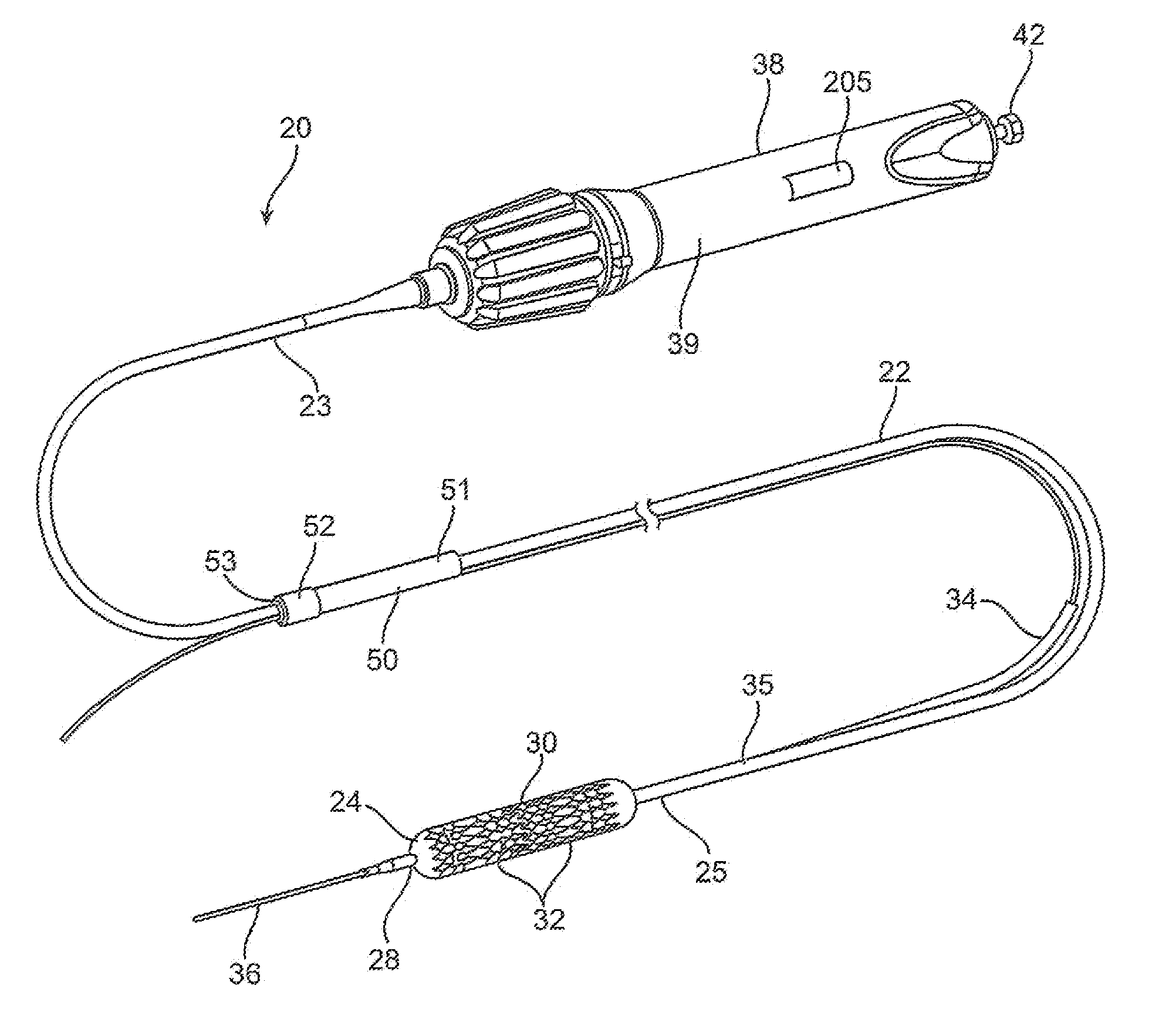 Delivery catheter having active engagement mechanism for prosthesis