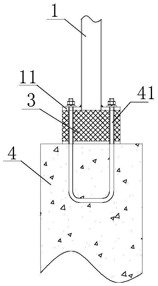 Photovoltaic module mounting bracket suitable for foundation sites prone to foundation settlement