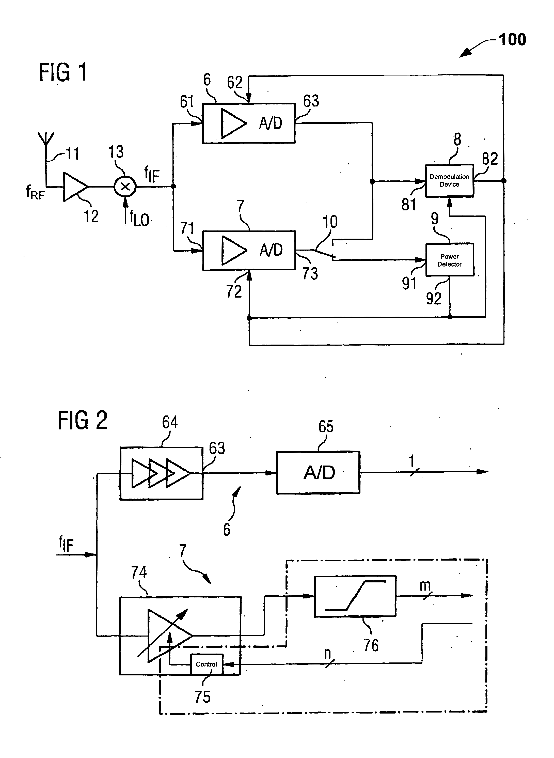 Signal processing method, particularly in a radio-frequency receiver, and signal conditioning circuit