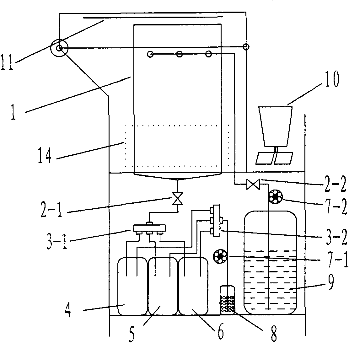 Collection method of fully automatic dustfall collector