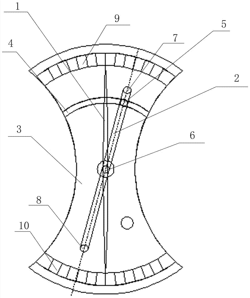 A simple inclination measuring instrument and its application method