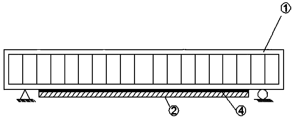 Structural adhesive containing quartz sand, preparation method and application thereof