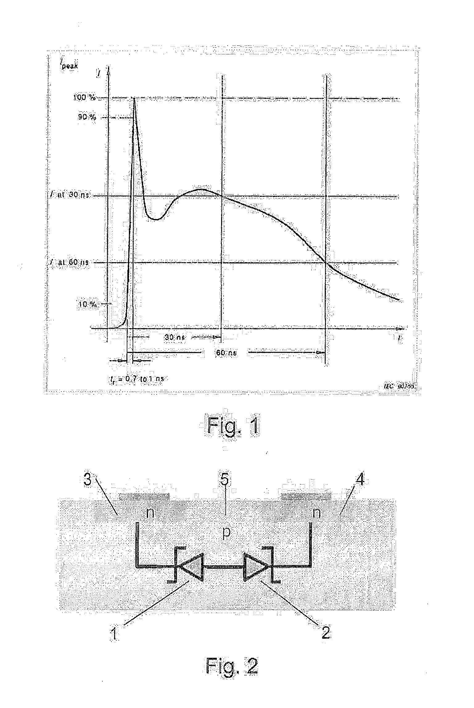 Esd-protection device, a semiconductor device and integrated system in a package comprising such a device