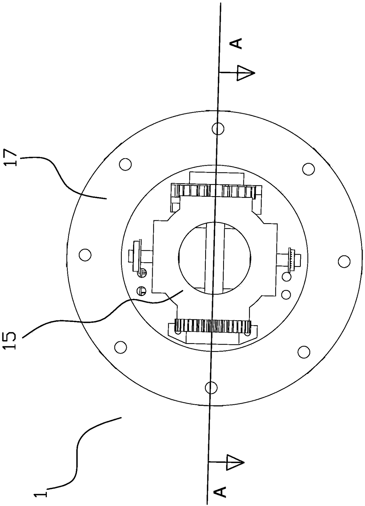 Buoyancy adjustment device and amphibious robot for snake-shaped amphibious robot