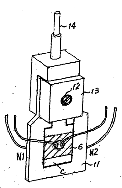 Electroplating layer stress measurement device