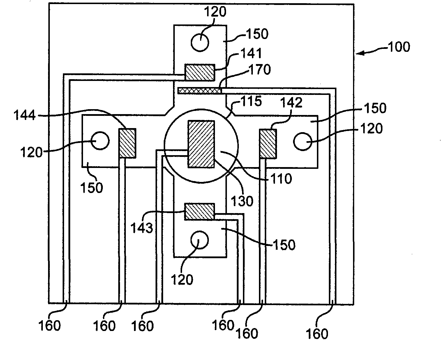 Multi-region and potential test sensors, methods, and systems