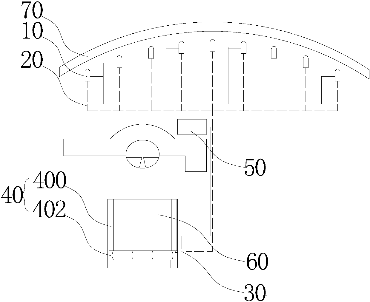 Automobile front row driver and passenger protection apparatus