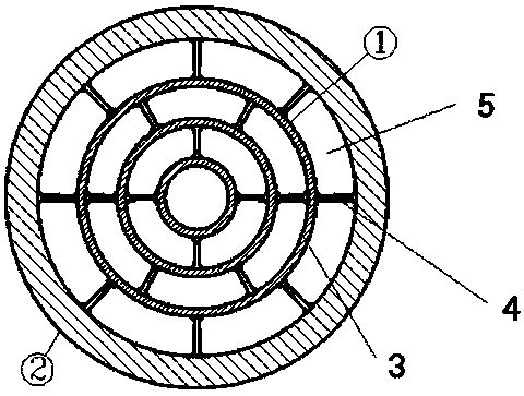 A two-phase flow shell-and-tube heat exchanger and its stabilizing device