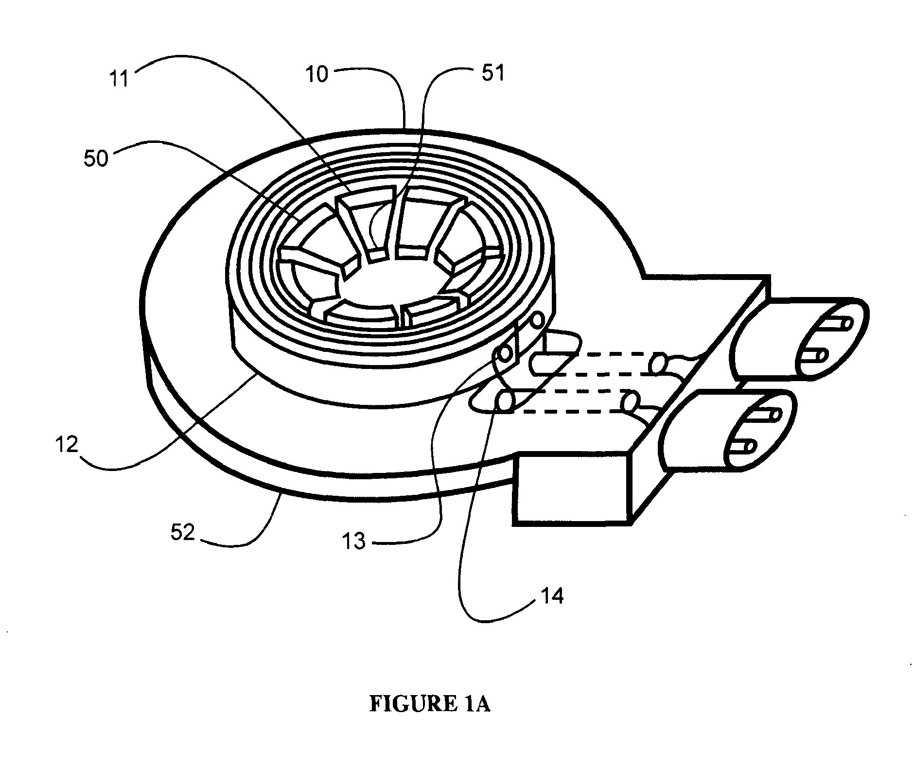 Radial release device