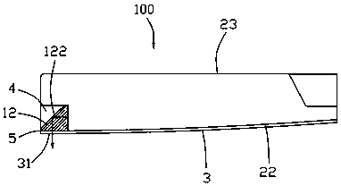 Display device, door body with display device and home appliance