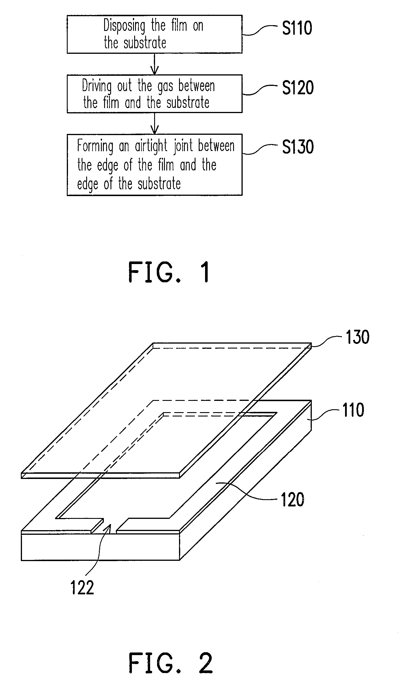 Film attaching method and screen of rear projection television