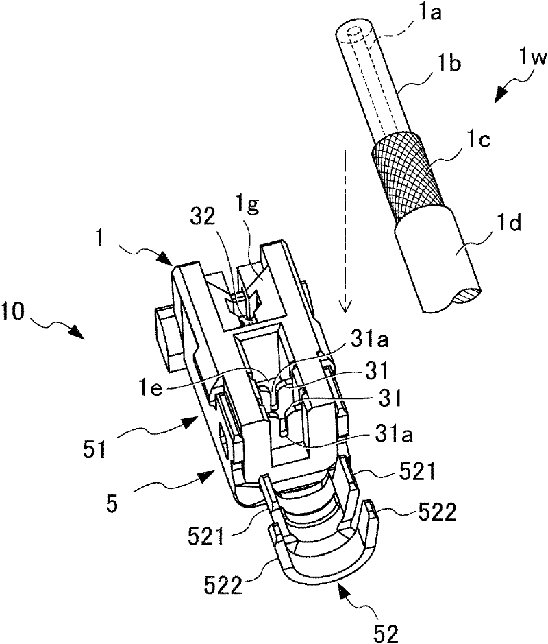Coaxial connector and connector for substrate