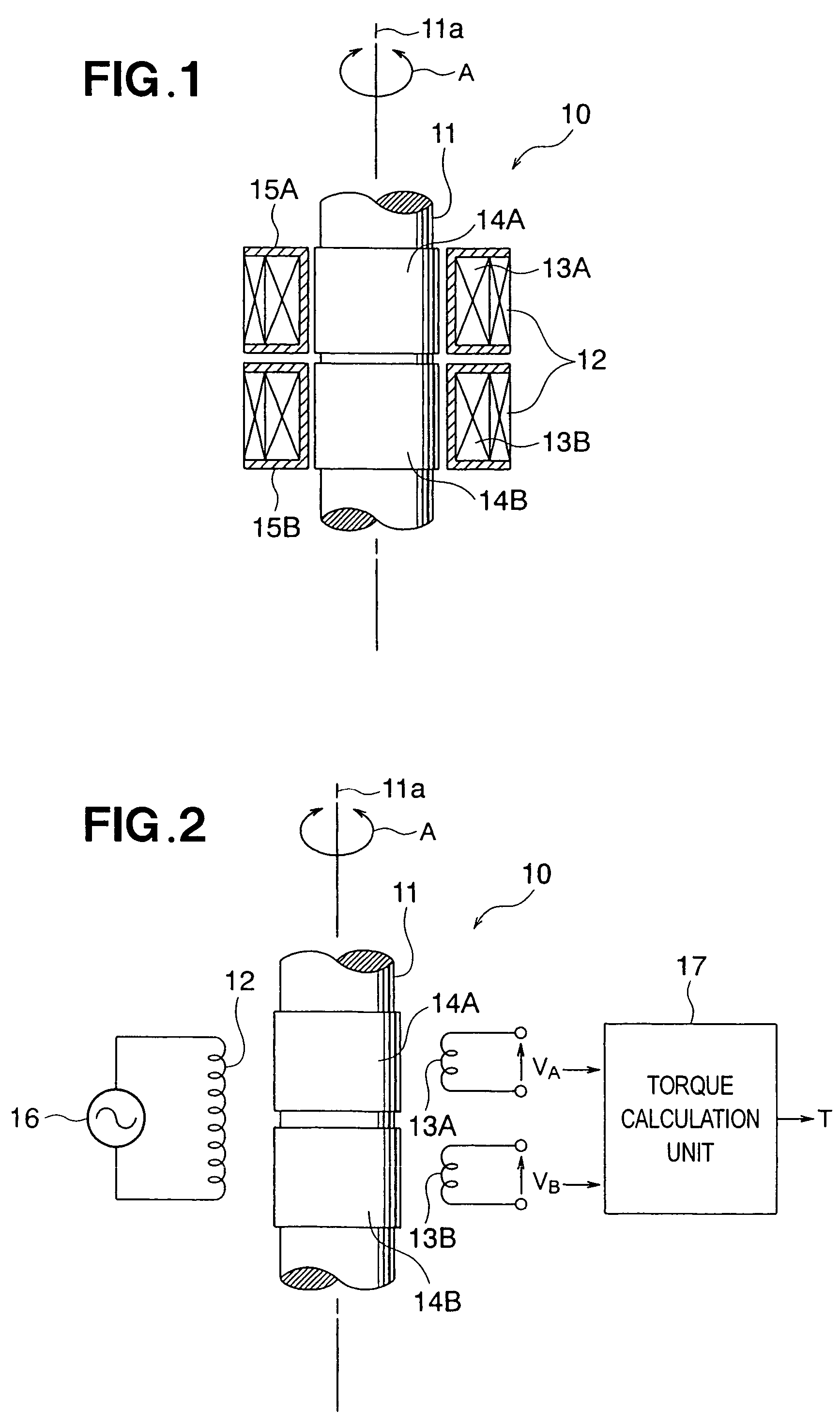 Magnetostrictive torque sensor and electrically powered steering apparatus using same