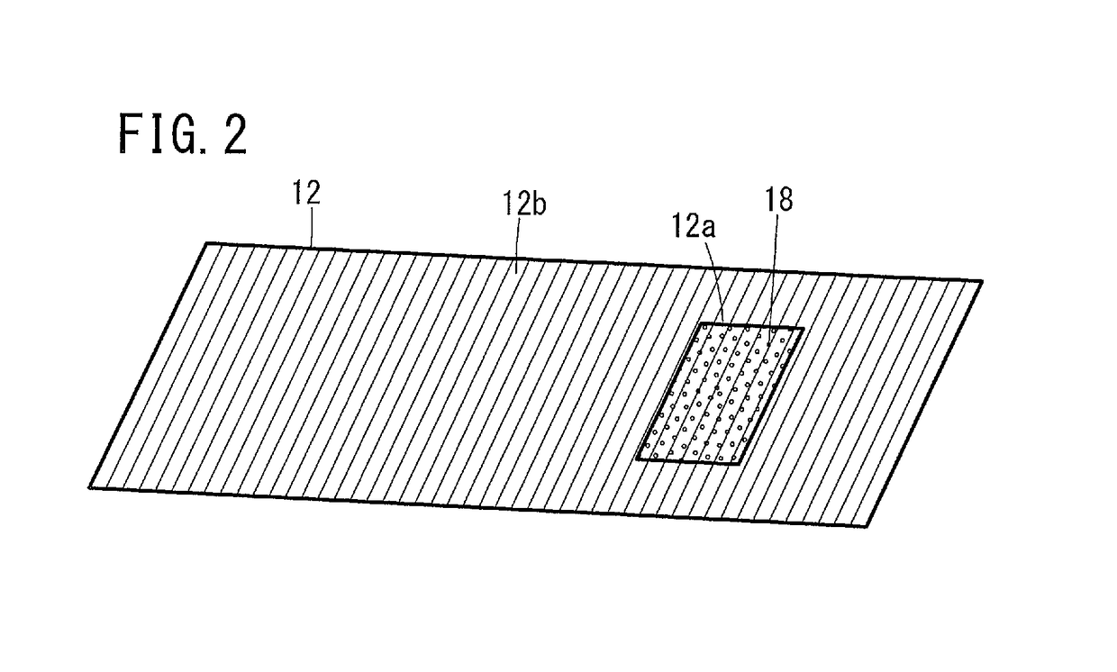 Fiber-reinforced composite material and method for manufacturing same