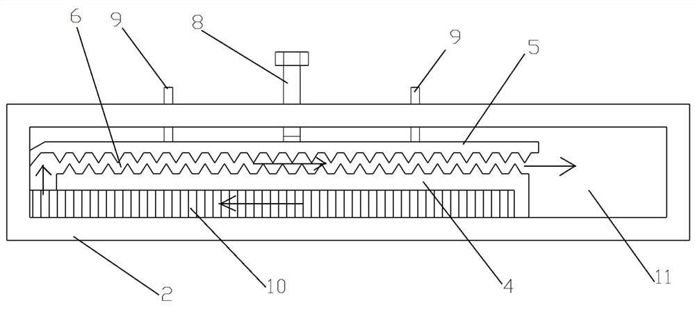 External patch type variable flow channel anti-blocking drip irrigation tape and anti-blocking drip irrigation method