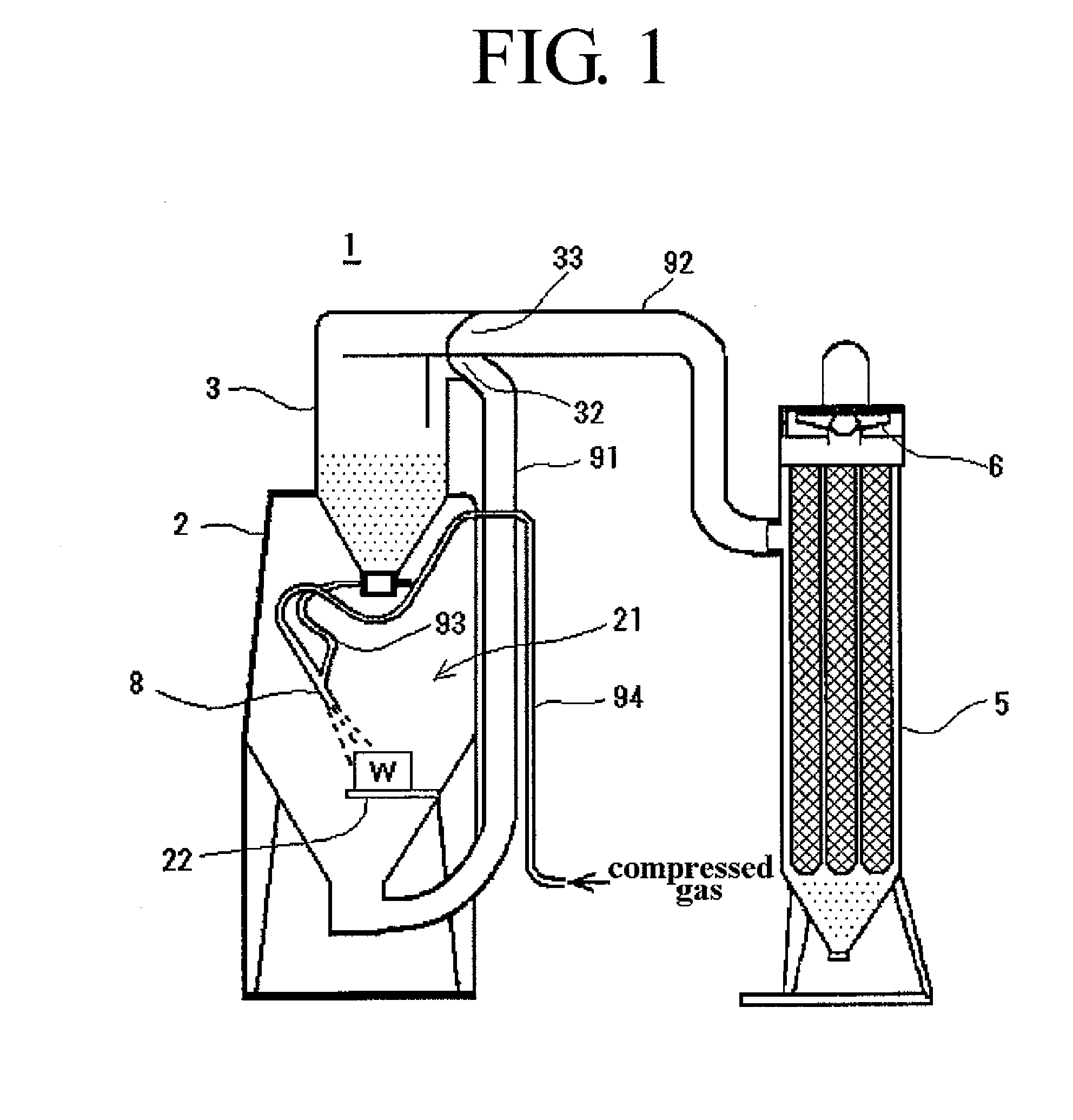 Blasting method and blasting machine