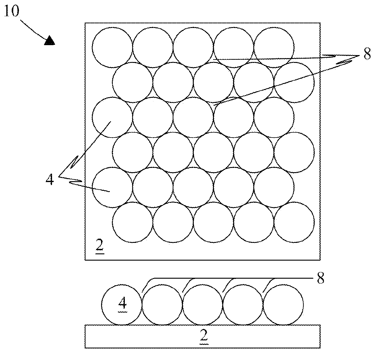 Subwavelength coatings and methods for making and using same