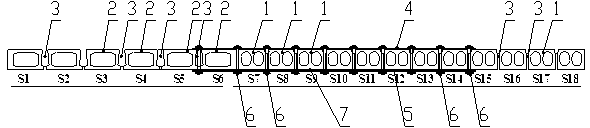 New-old bridge transverse reinforced steel frame for broadening modification of hollow slab bridge and construction process