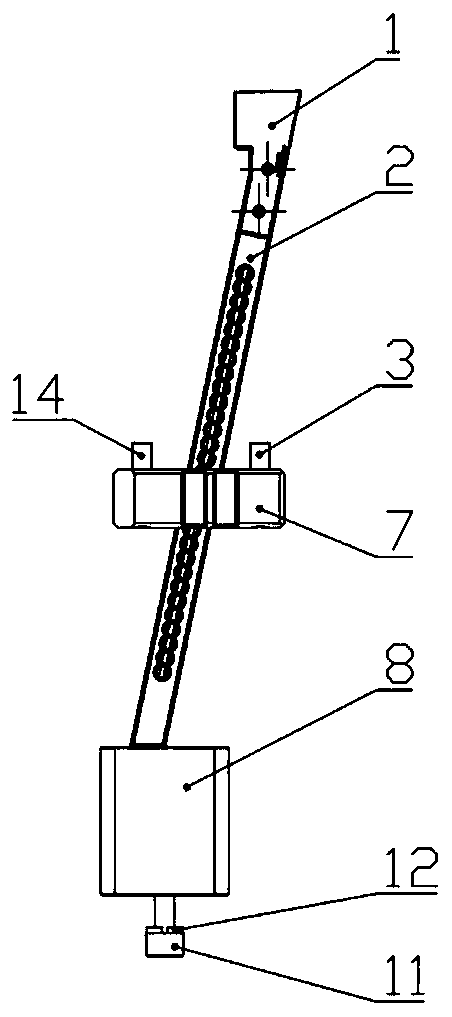 A method and device for monitoring the tilting mechanism of an injection mold