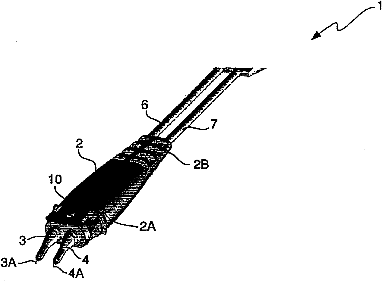 Probe device having a light source thereon