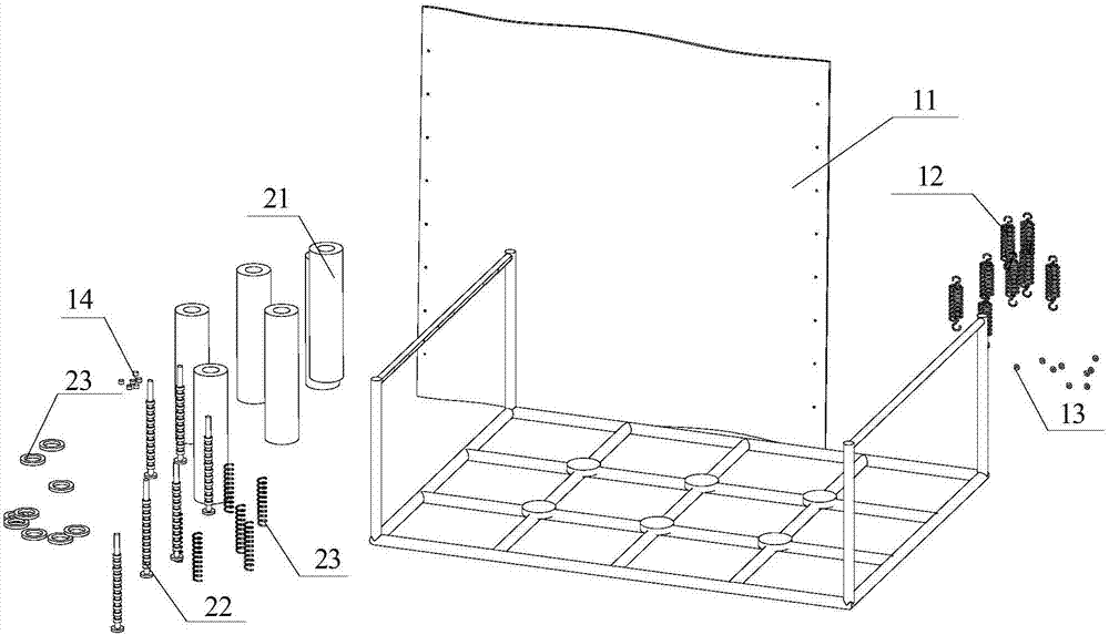 Tension force film type wave energy power generation device