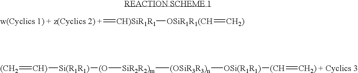 Process for the production of high refractive index polysiloxane-based polymeric compositions for use in medical devices