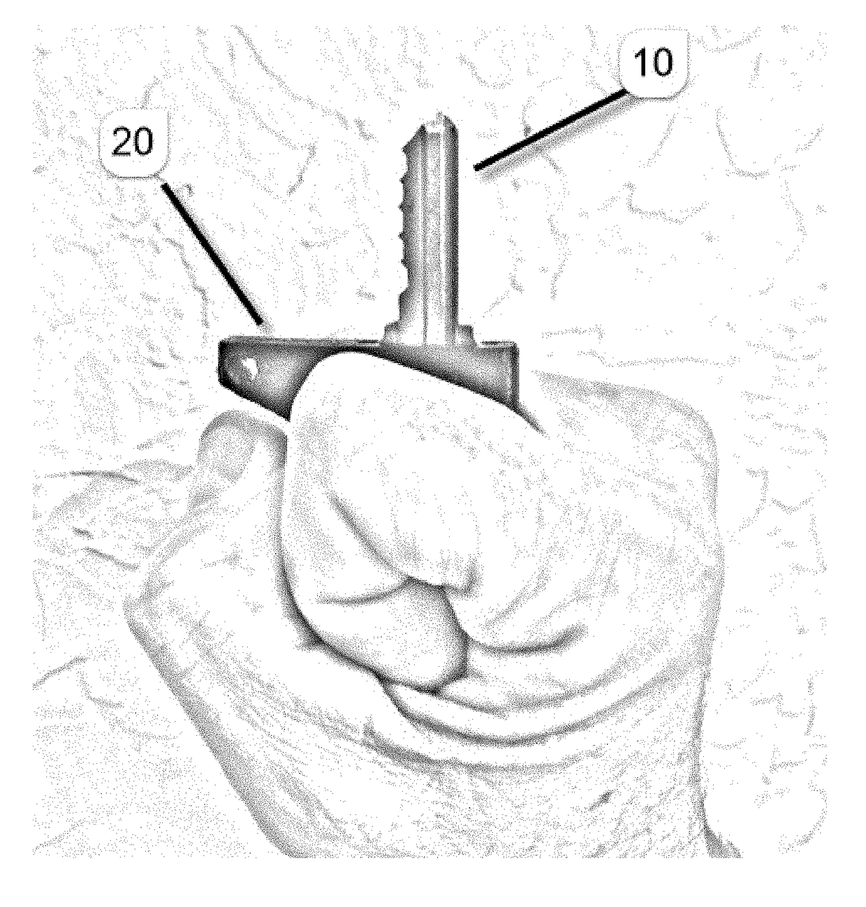 Self Defense Instrument and Key with Sharpened Tip