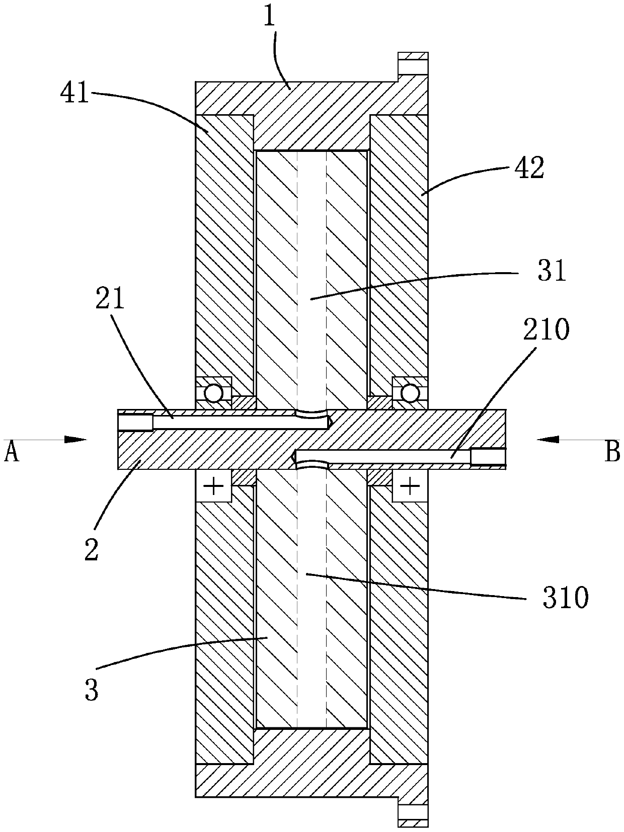 Fluid-driven tunneling device