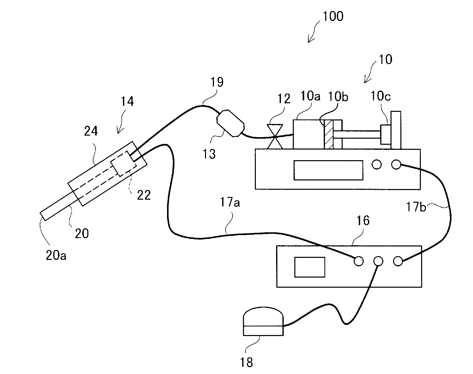 Fluid ejection device and medical apparatus
