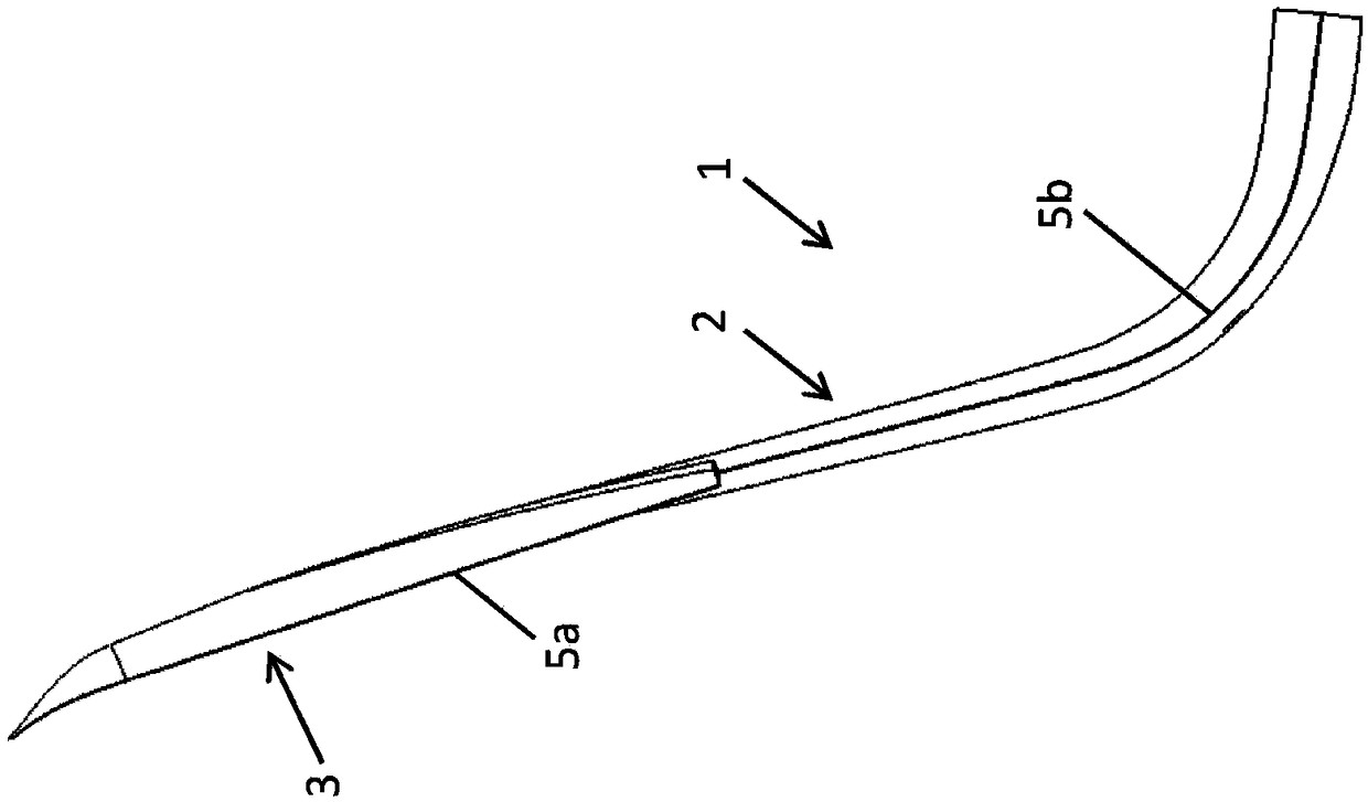 Aerodynamic profiled body for an aircraft