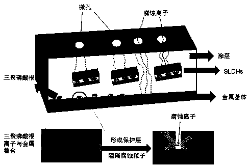 Preparation method of water-based coating integrating corrosion resistance and fireproofing