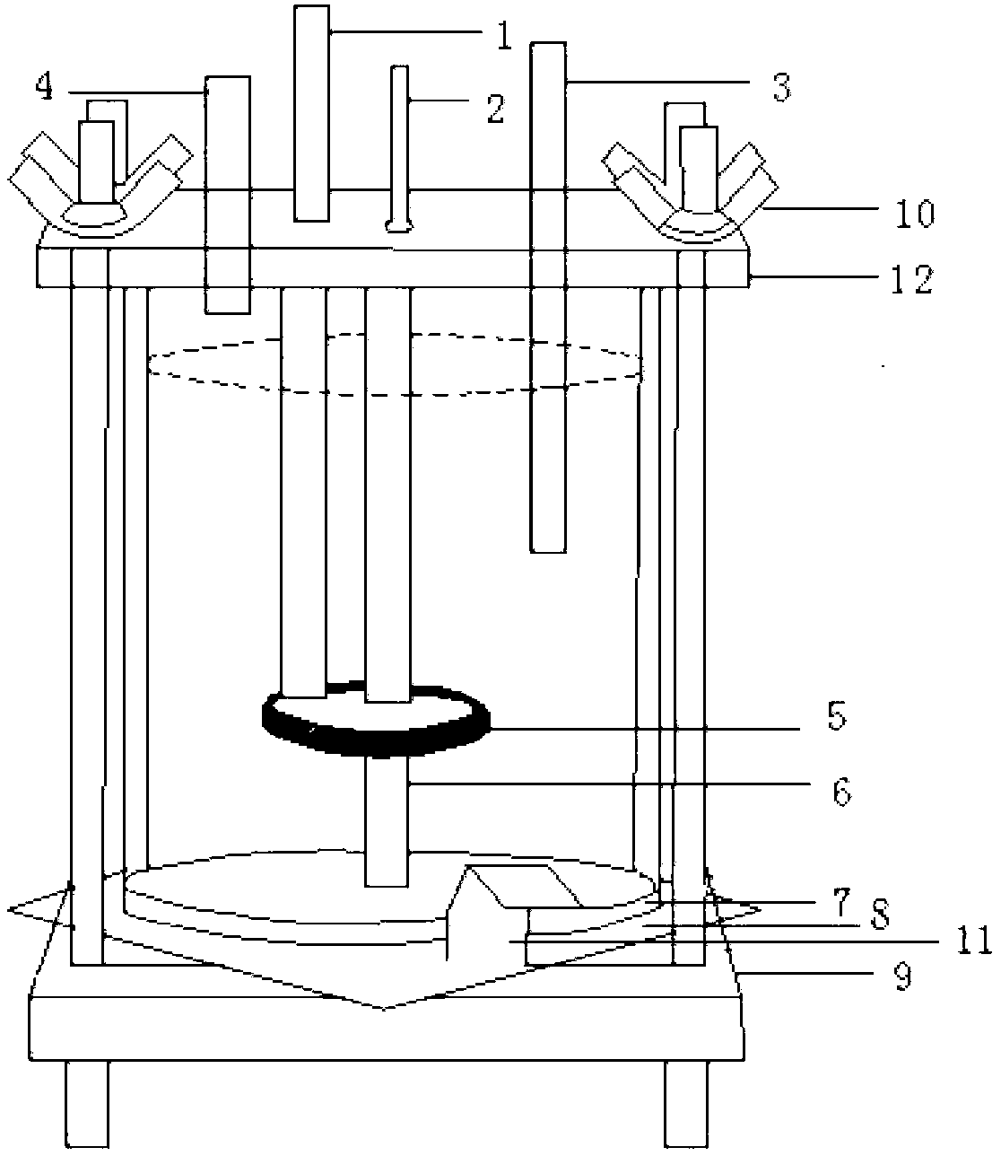 Electrolytic tank for detecting corrosion resistance of packing material