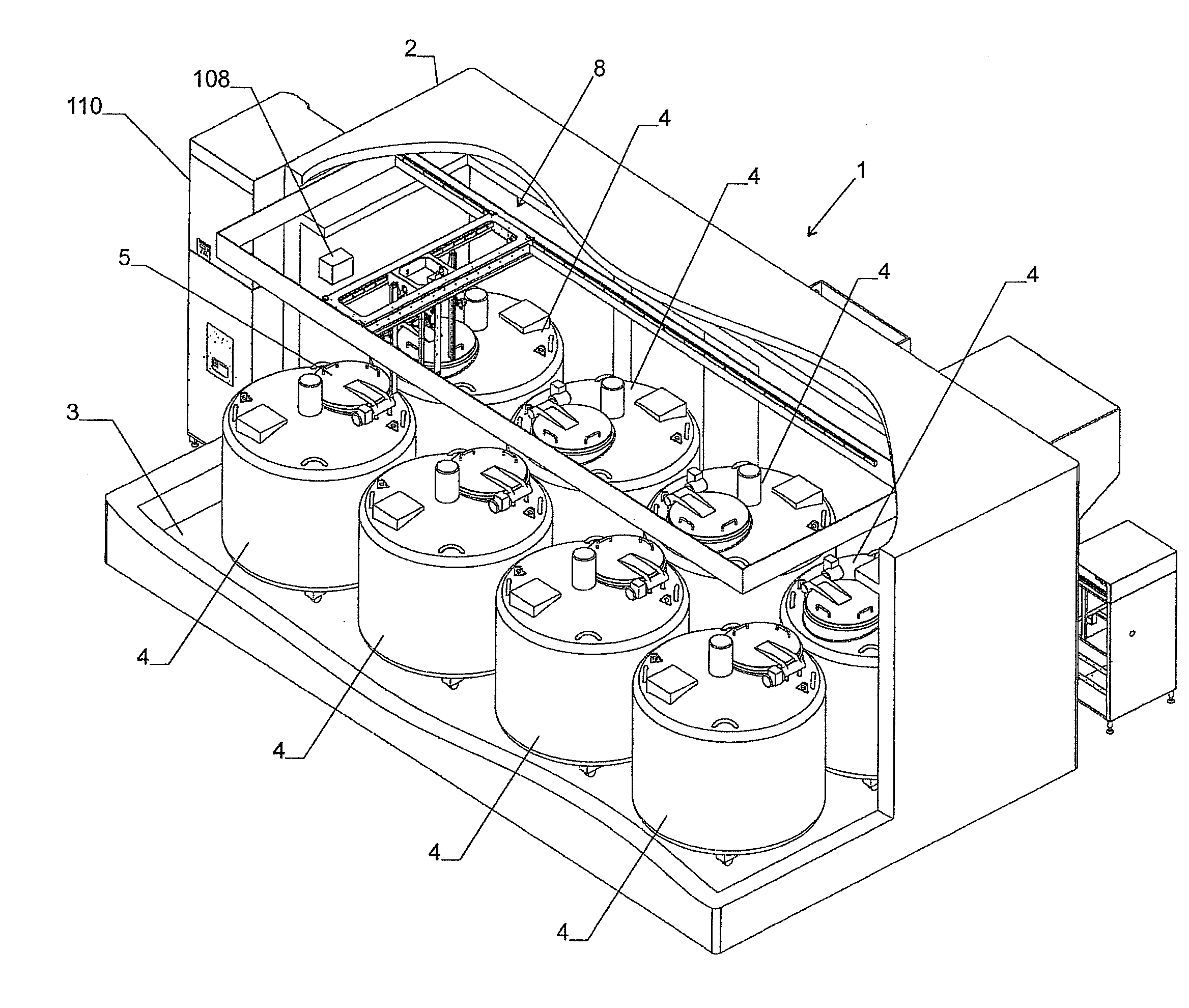 Storage system for storing laboratory objects at low temperatures