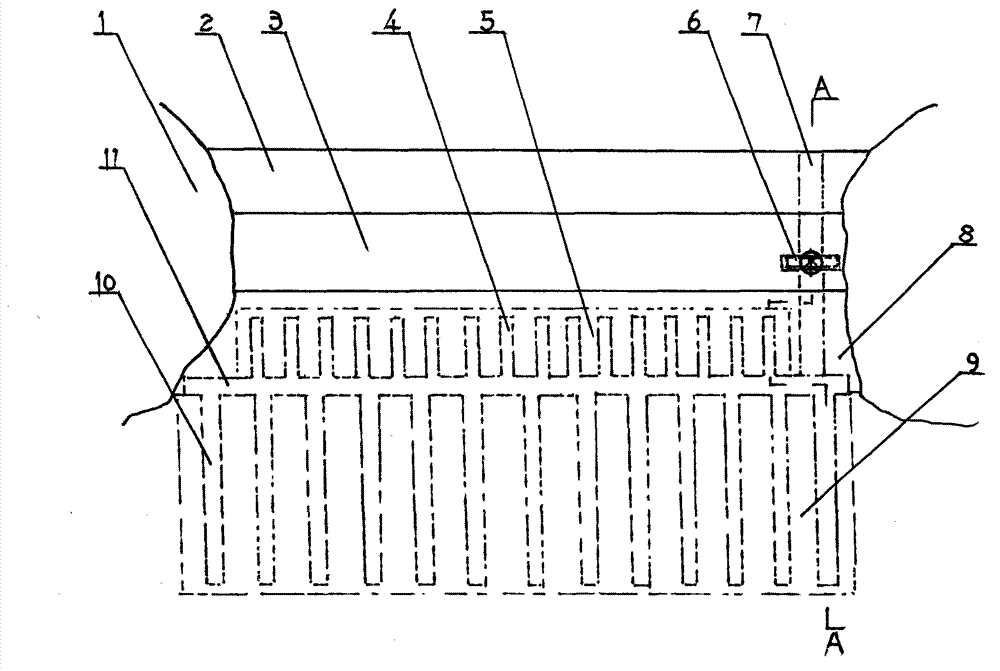 Method for water control and farmland building for environmental protection through water and soil separation and water and soil separation structure