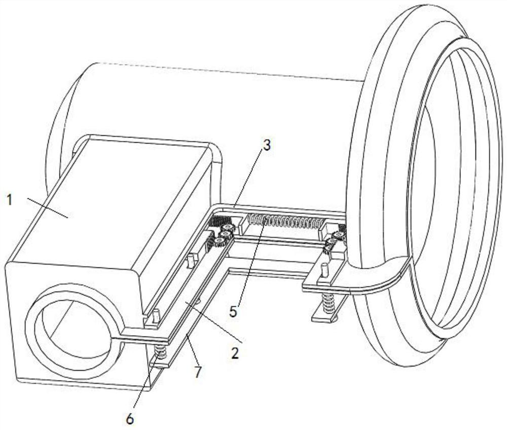 A transformer high-voltage incoming line insulation protective sleeve