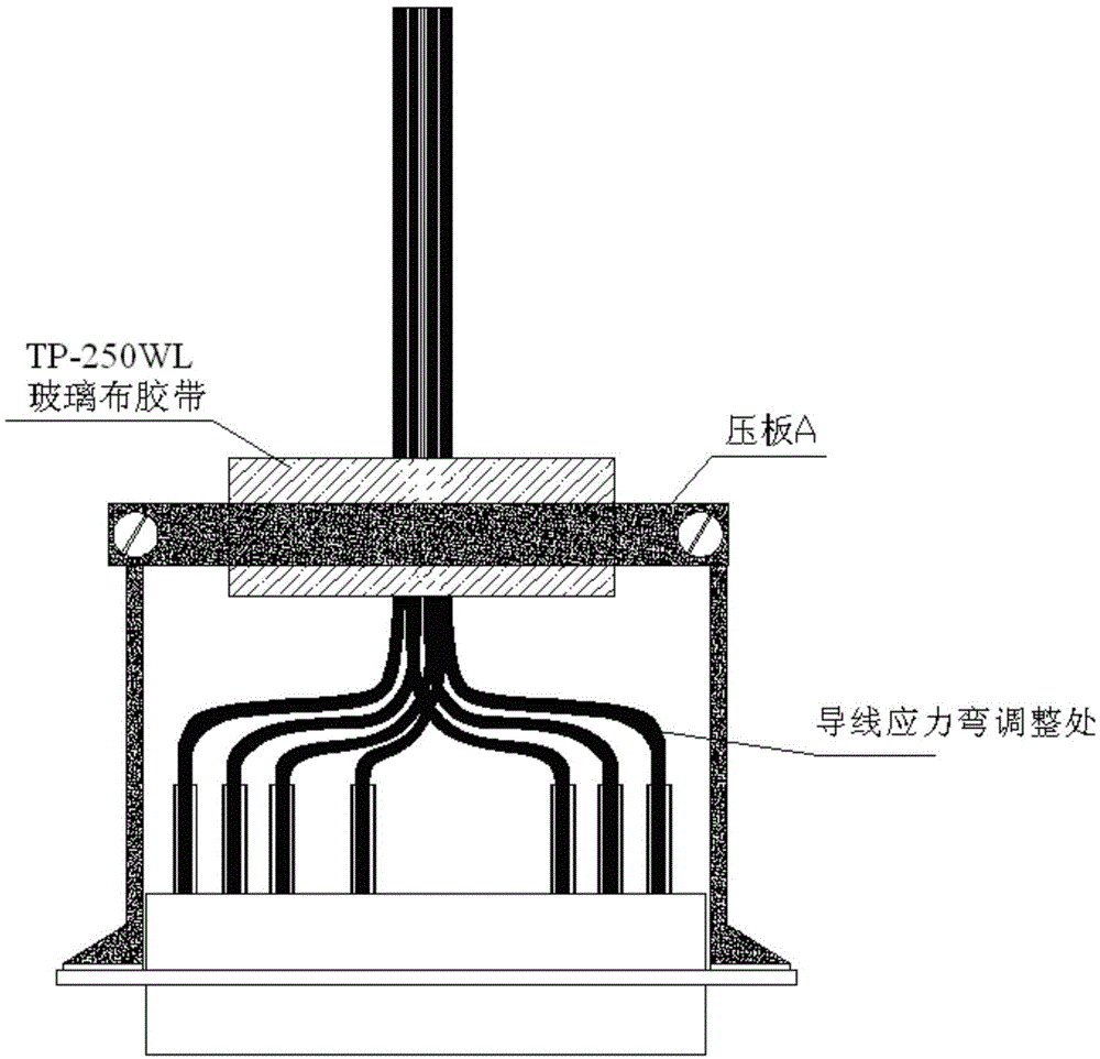 Bracket and spacecraft cable network assembly method