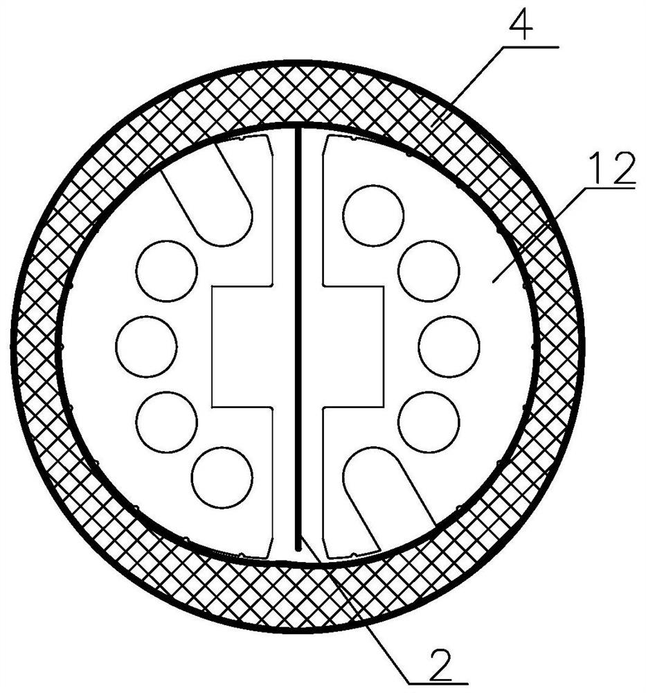 Winding needle and winding method for improving deformation of wound electric core