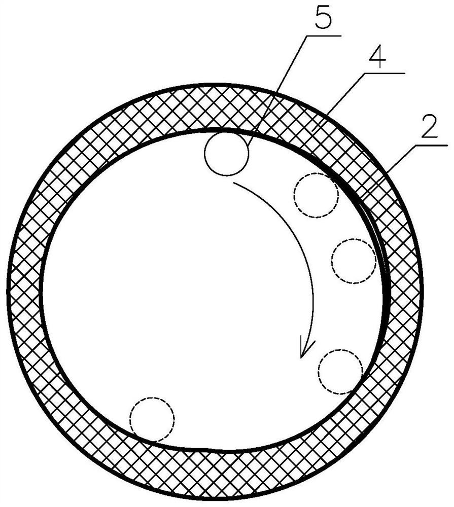 Winding needle and winding method for improving deformation of wound electric core