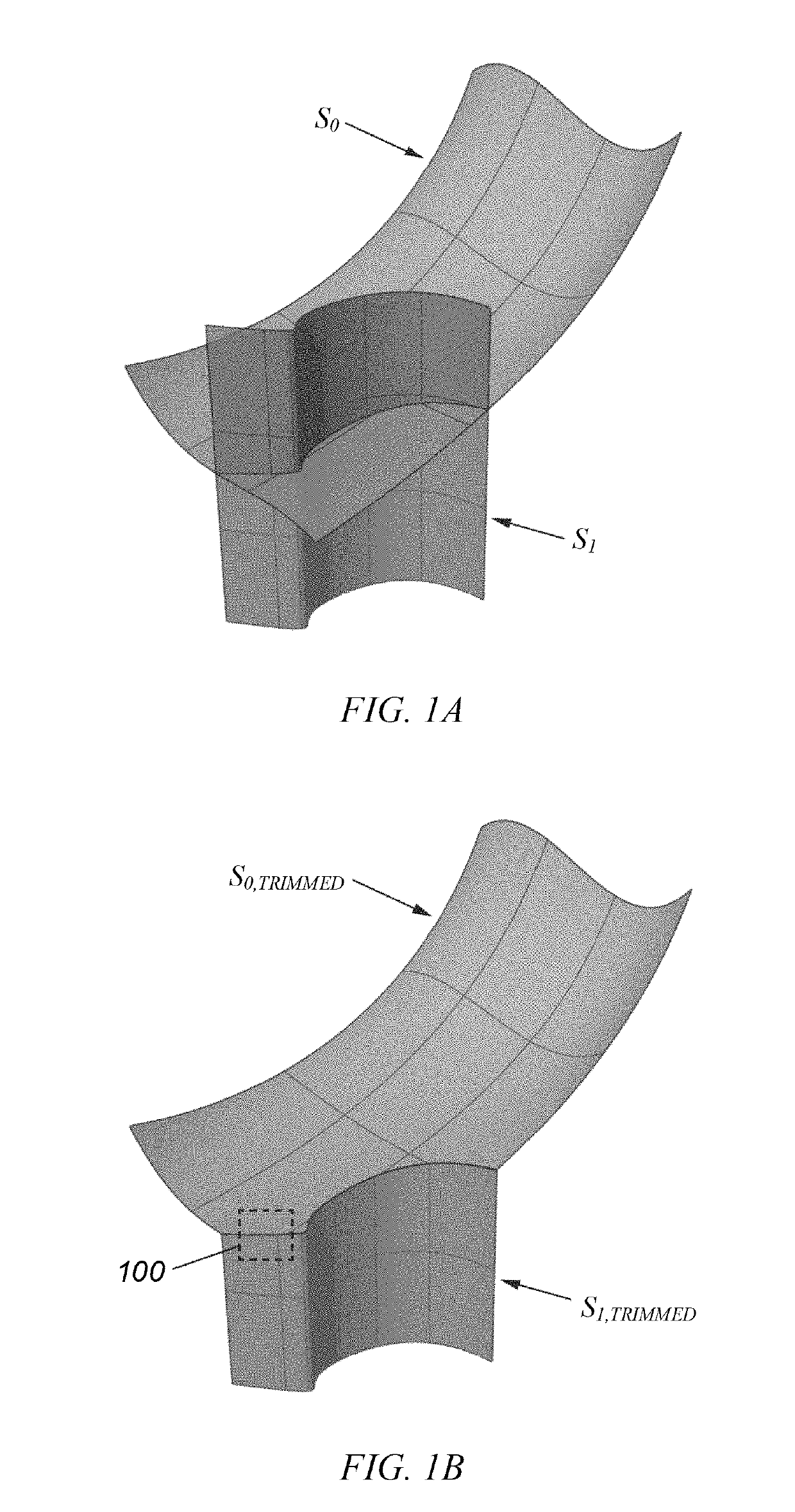 Mechanisms for constructing spline surfaces to provide inter-surface continuity