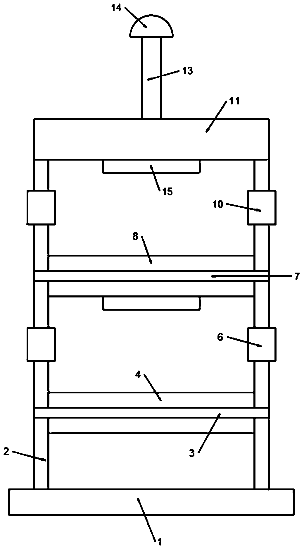 Agricultural vegetable planting device