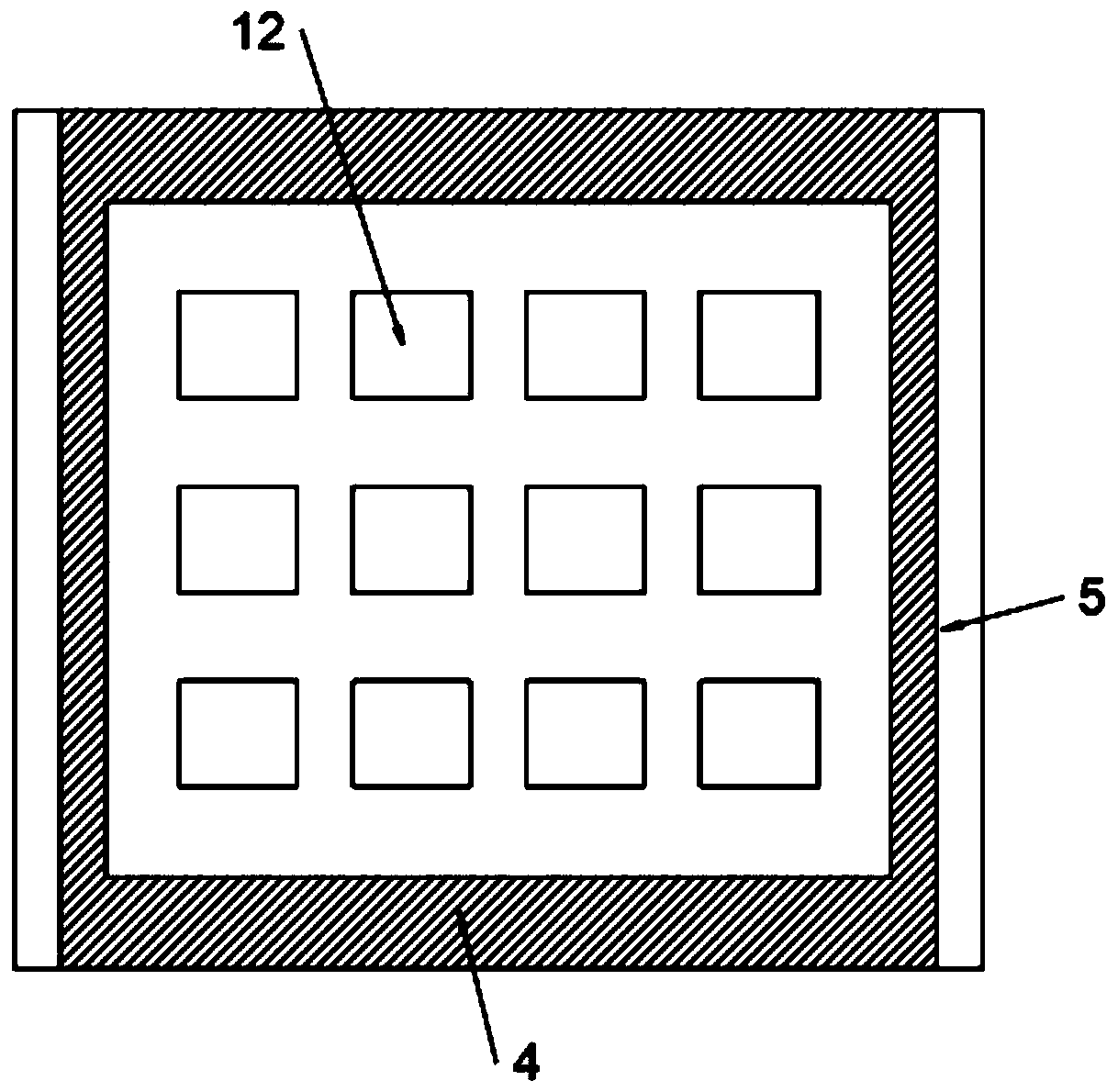 Agricultural vegetable planting device