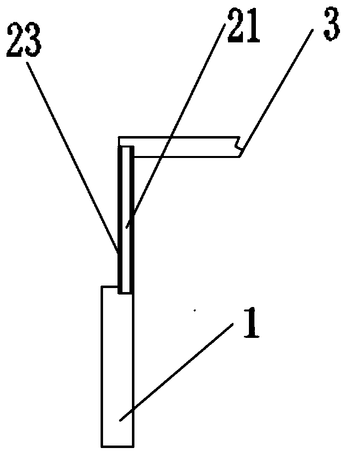 Continuous bridge deck and medium and small span continuous rigid frame combined structure