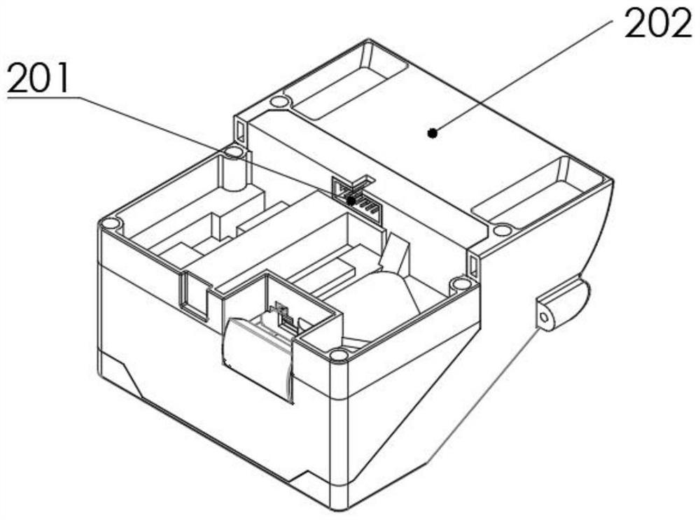 Multifunctional monitoring platform based on sickbed guardrail plate, and nursing sickbed