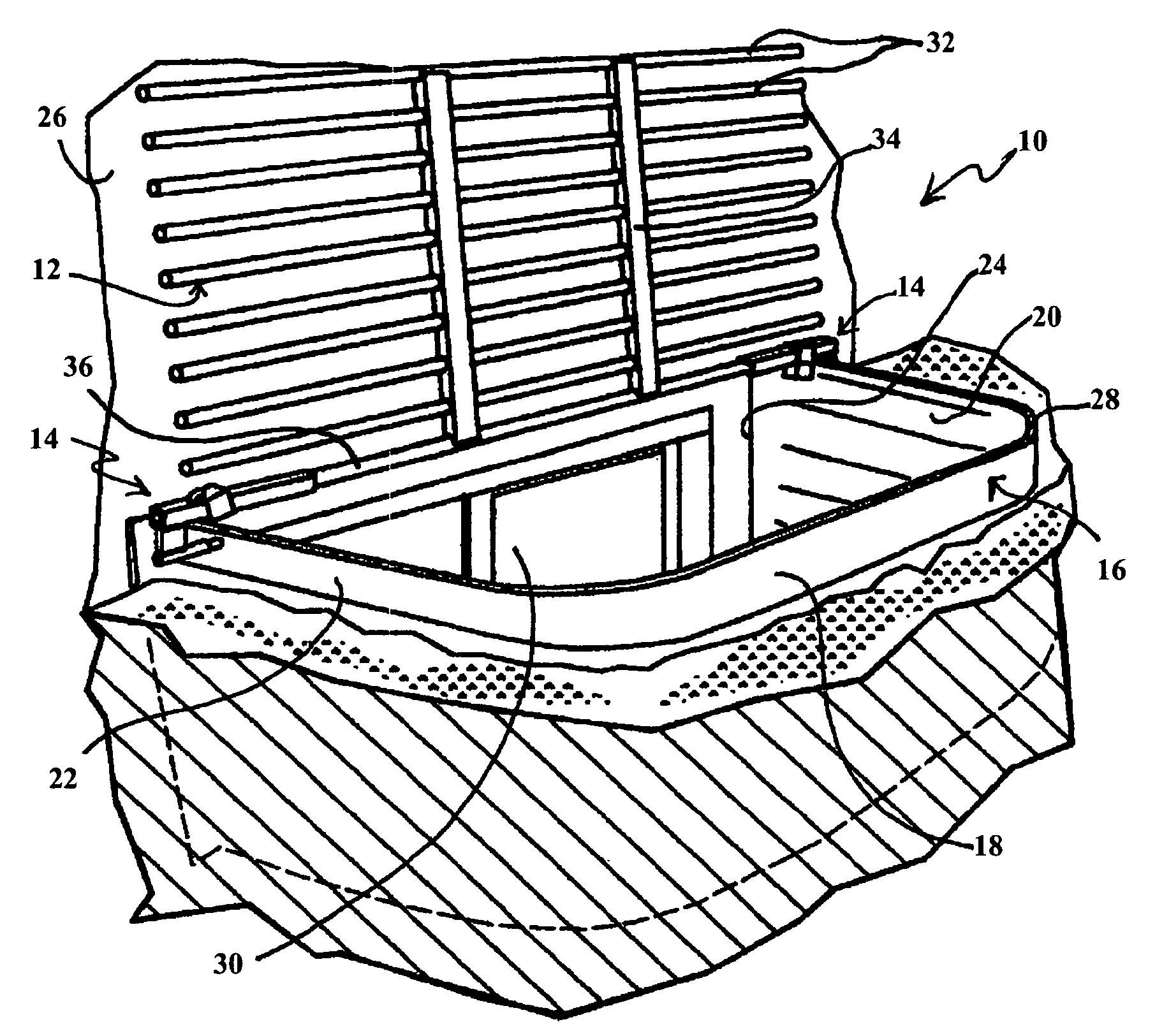 Window well covering system