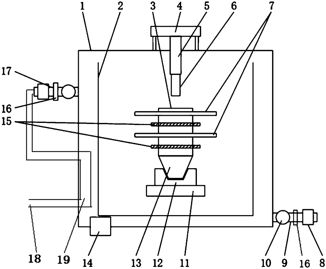 Device and method for growing silicon carbide crystals by aid of electric resistance processes