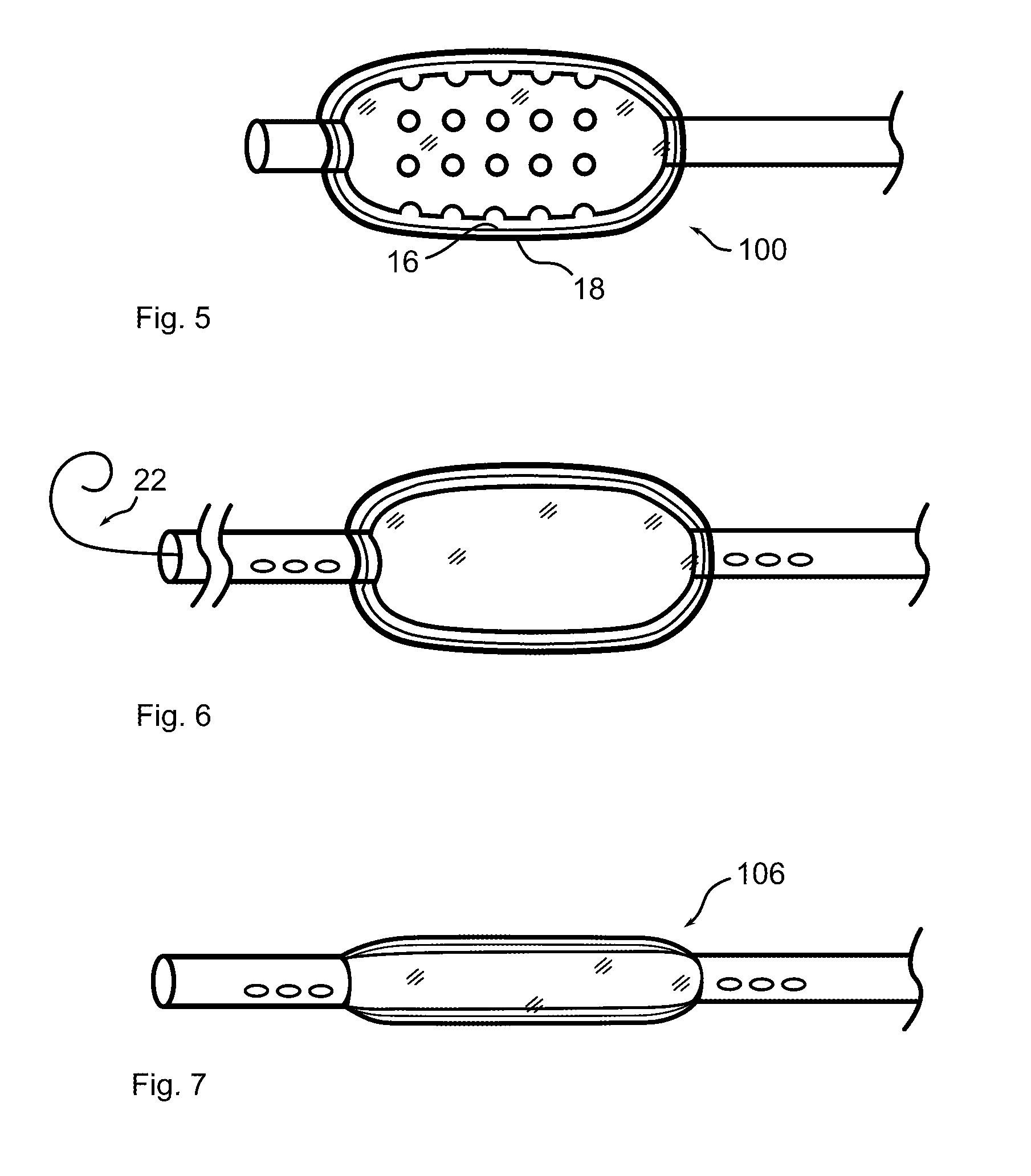 Delivery of therapeutic and marking substance through intra lumen expansion of a delivery device