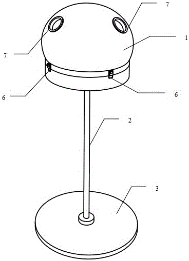 A multifunctional safe magnesium powder rack