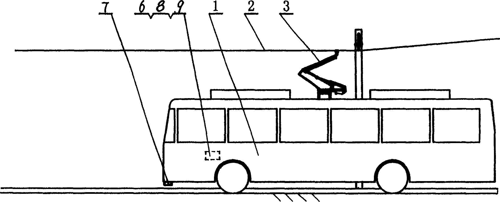 Station-charging trollybus system