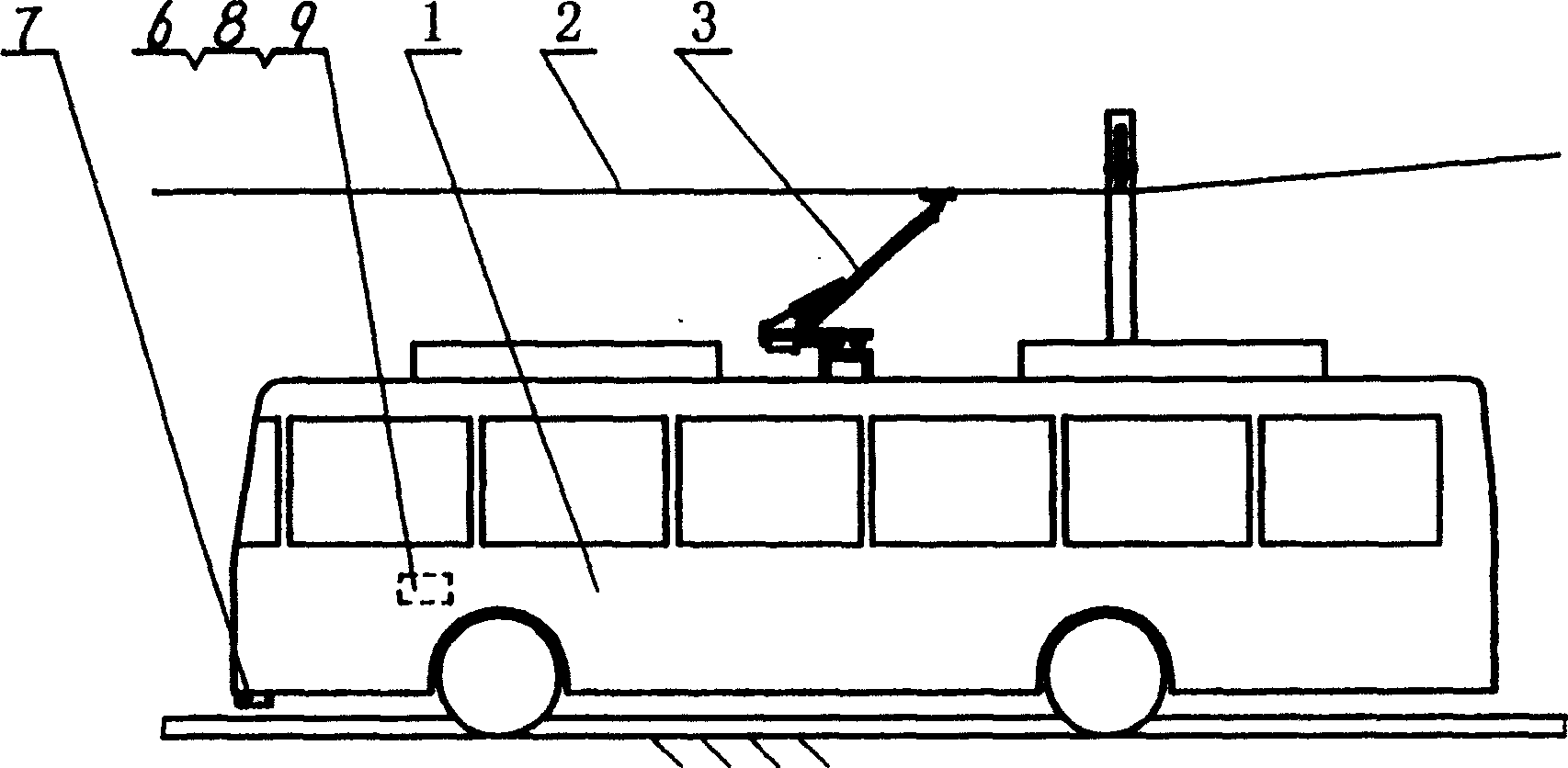 Station-charging trollybus system